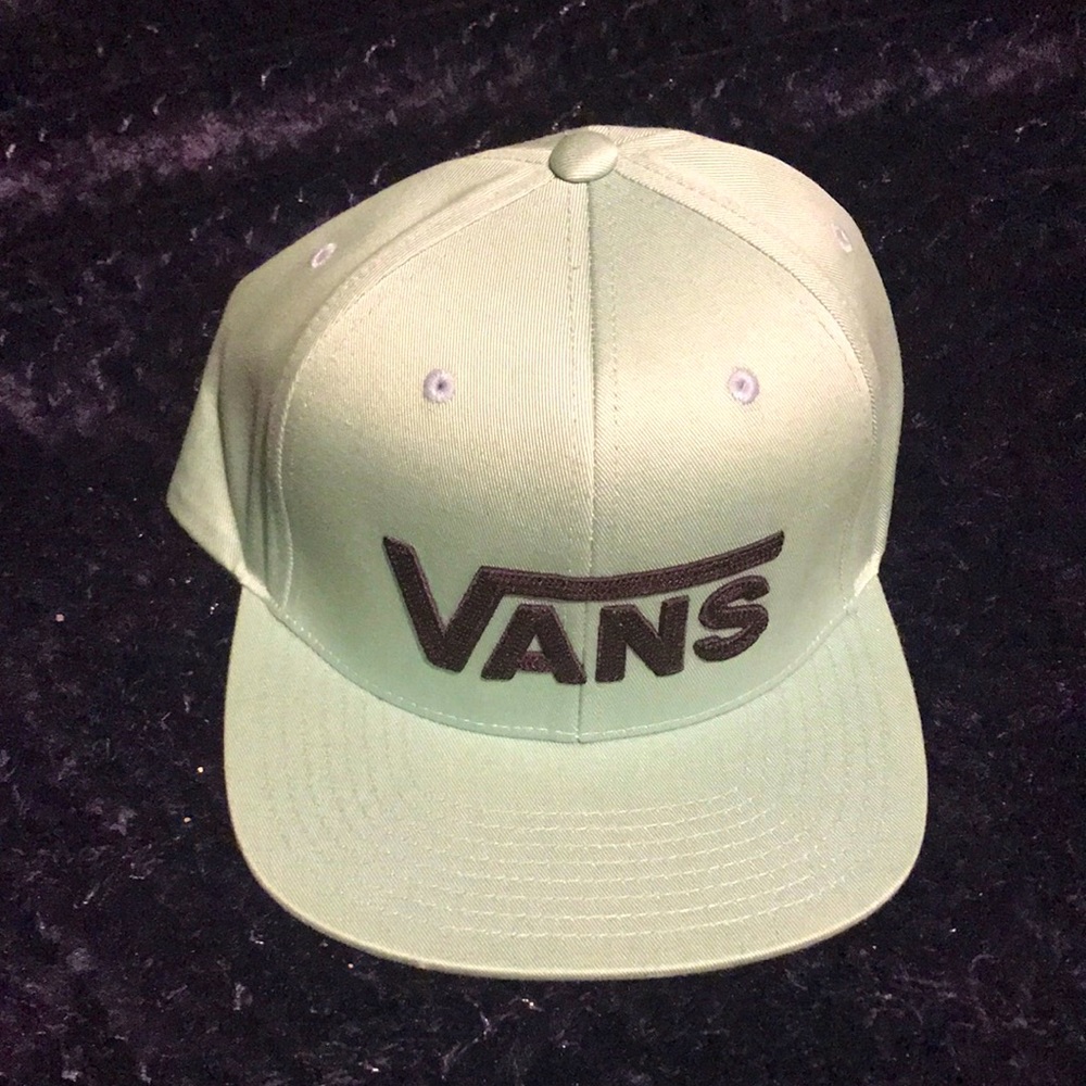 Ok!ok!ok!ok🎉🎊brand new! VANS snap back sample Hat.Exclusive! Lt.Green&black😎